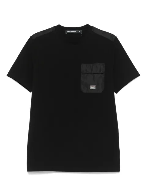 Karl Lagerfeld logo-plaque T-shirt