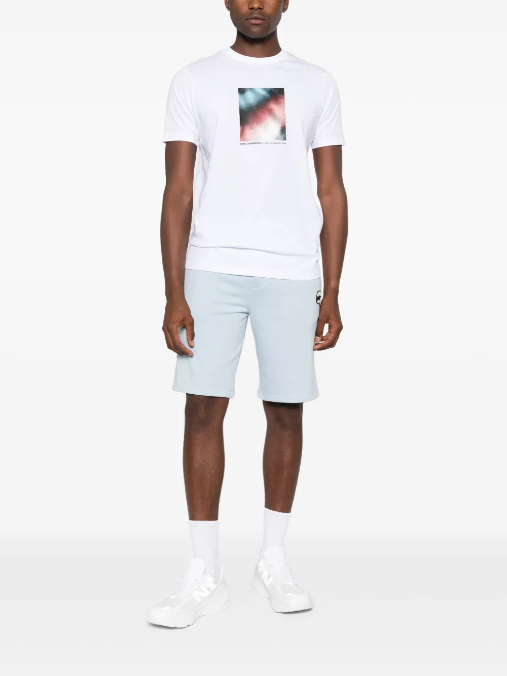 Karl Lagerfeld printed T-shirt - Wit