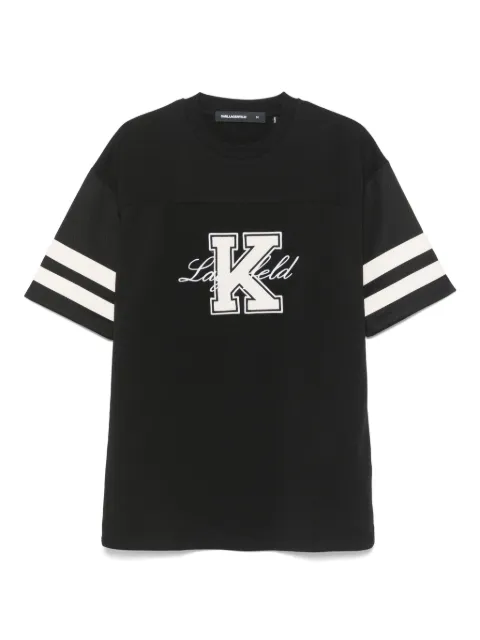 Karl Lagerfeld logo-appliqué T-shirt