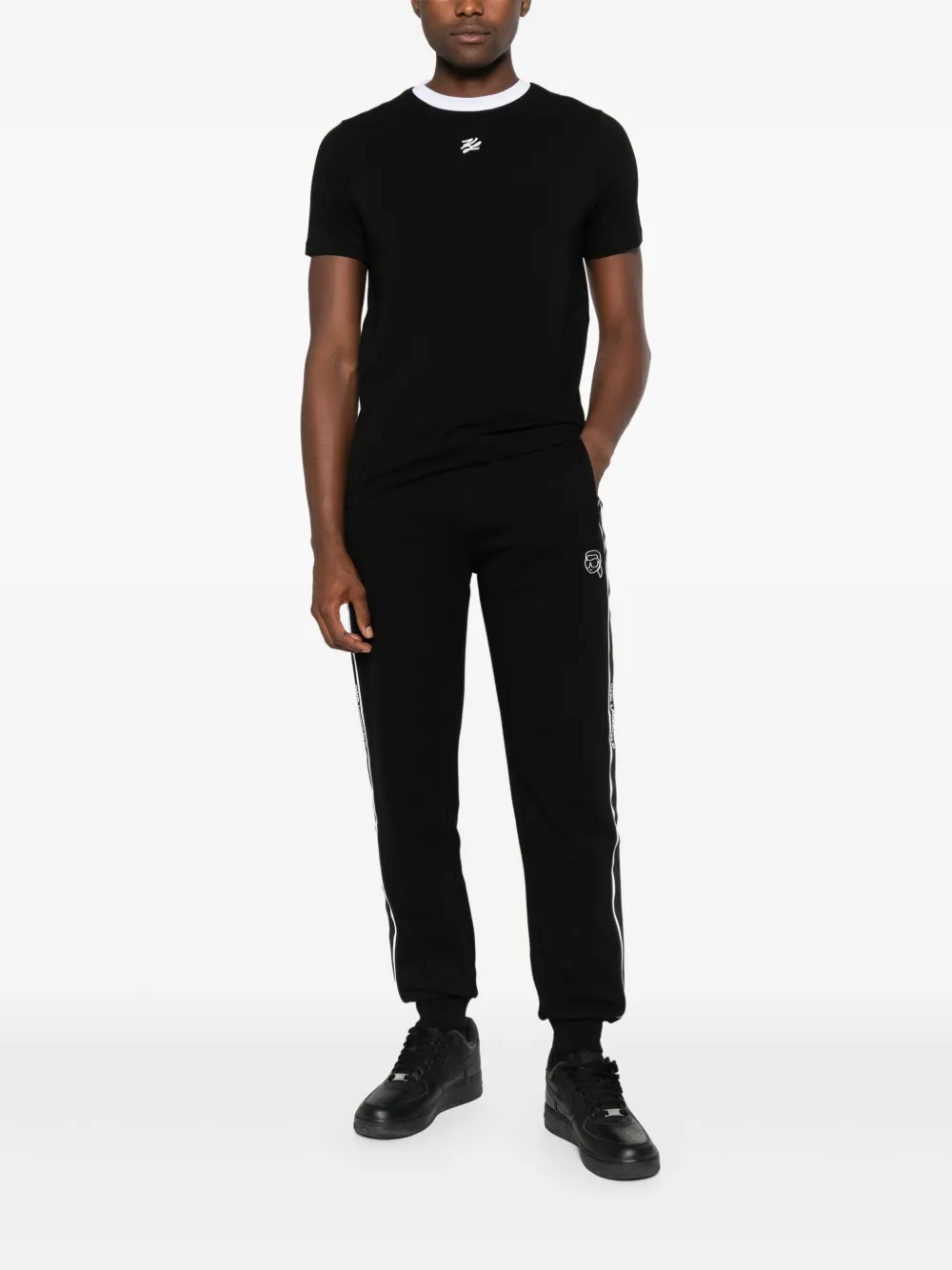 Karl Lagerfeld side-stripe track pants | Track Pants | Image 2