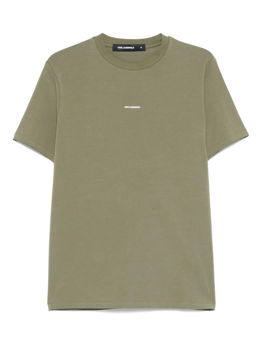 Karl Lagerfeld playera con logo en relieve | verde | Image 1