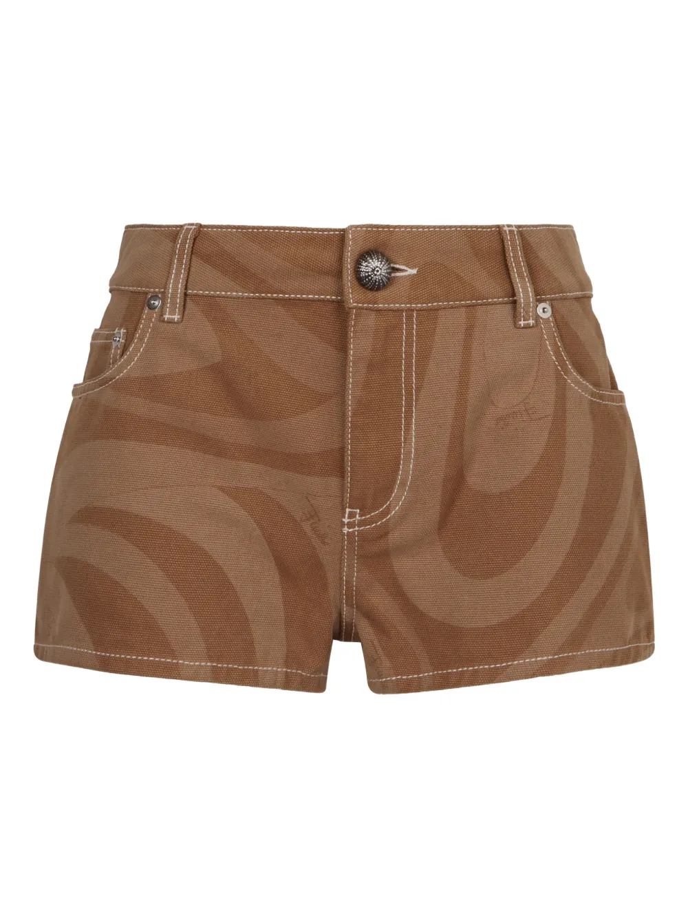 PUCCI Katoenen shorts Bruin