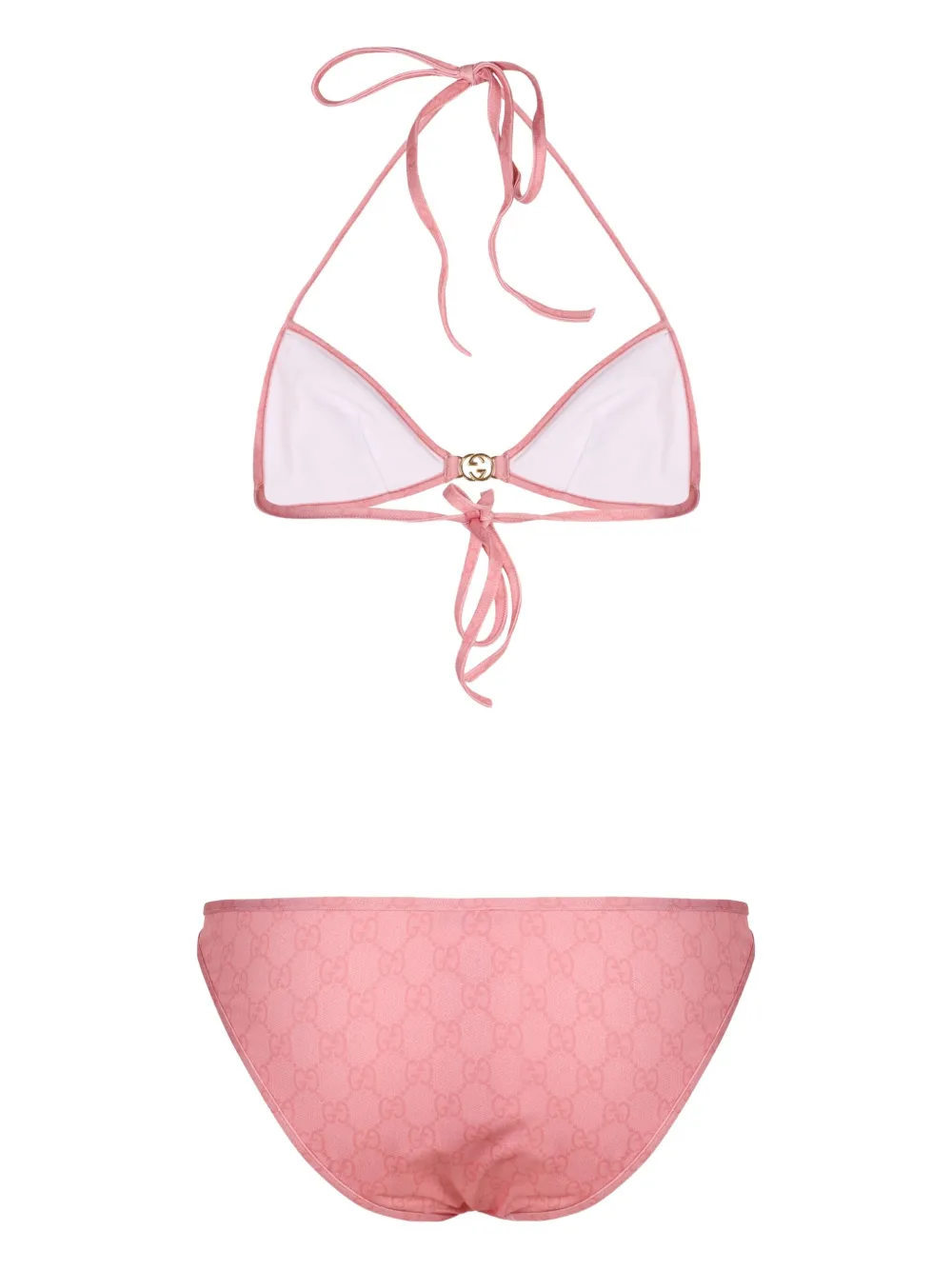 Gucci Bikini met GG-print Roze