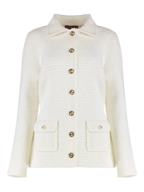 Gucci crochet-knit cardigan