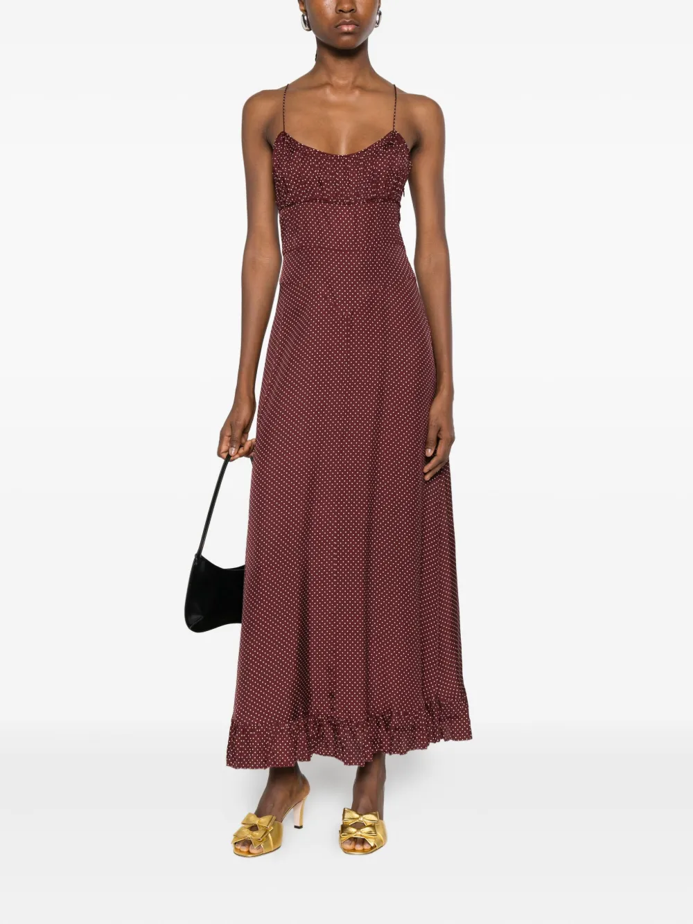 DÔEN Rosamaria maxi dress - Rood