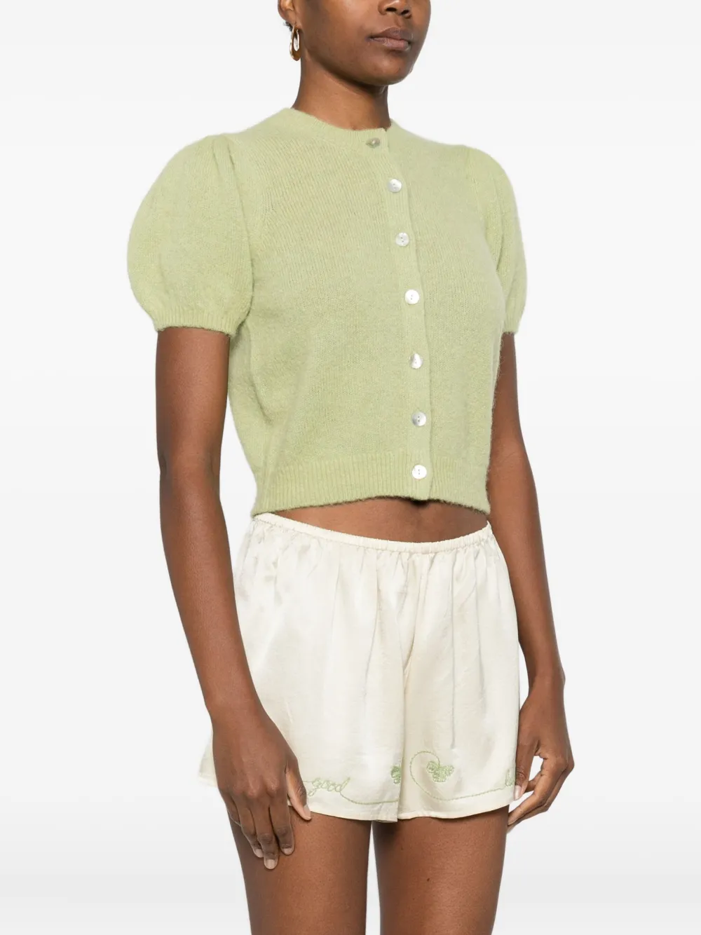 Doen Anisa Cardigan In Green