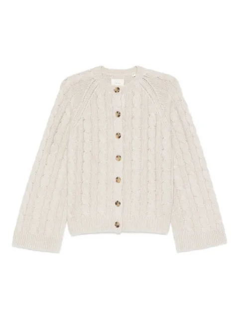 DÔEN Virginie cable-knit cardigan
