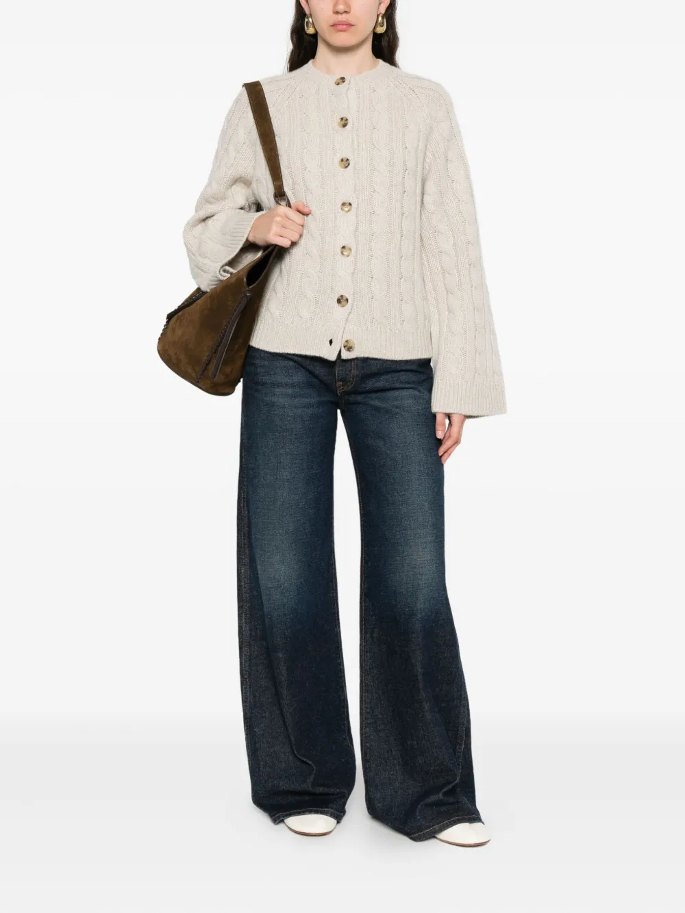 DÔEN Virginie cable-knit cardigan | Cardigans | Image 2