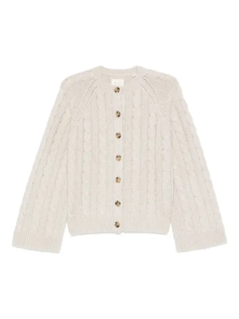 DÔEN Virginie Cardigan mit Zopfmuster