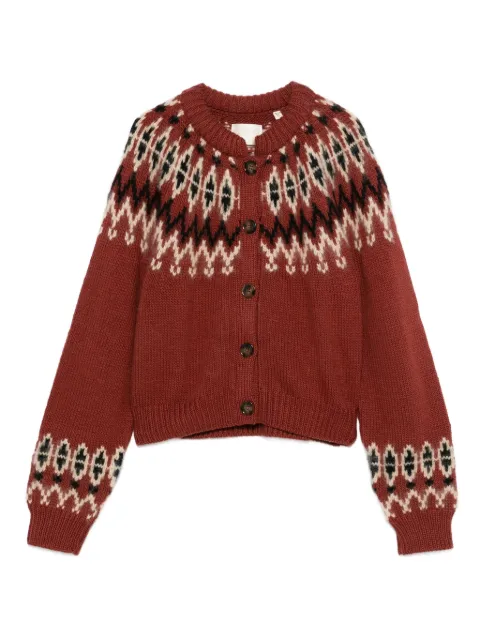 DÔEN Clarke patterned-intarsia cardigan