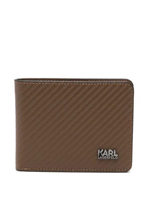 Karl Lagerfeld logo-lettering wallet