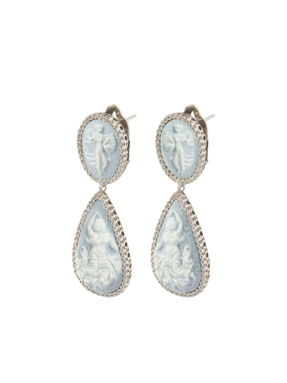 Cameo & Beyond aretes Dancing Goddess | plateado | Image 1