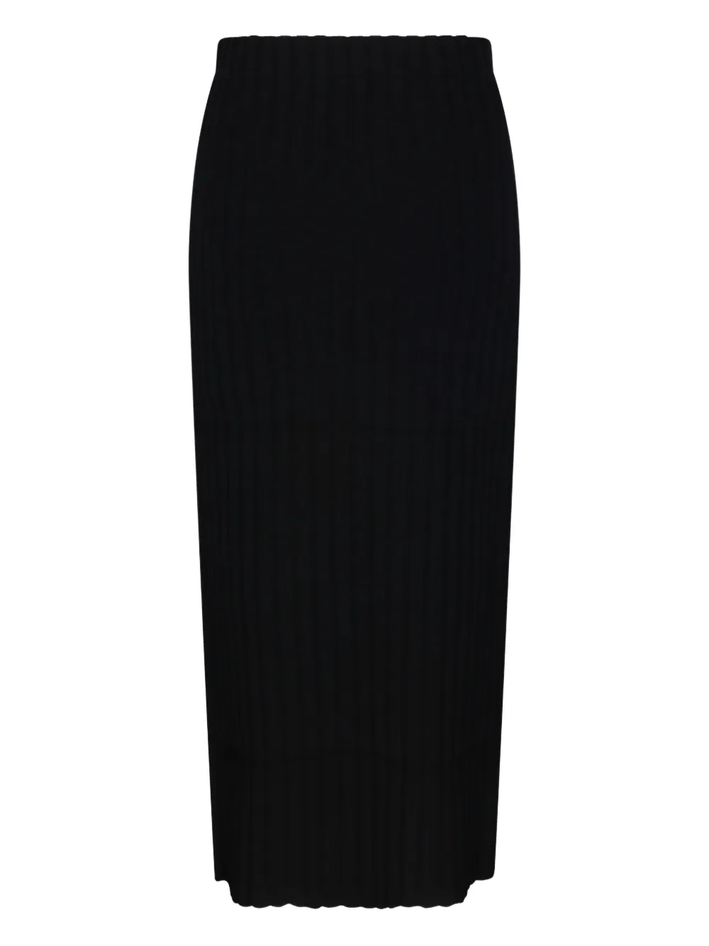 By Malene Birger ribbed maxi skirt Zwart