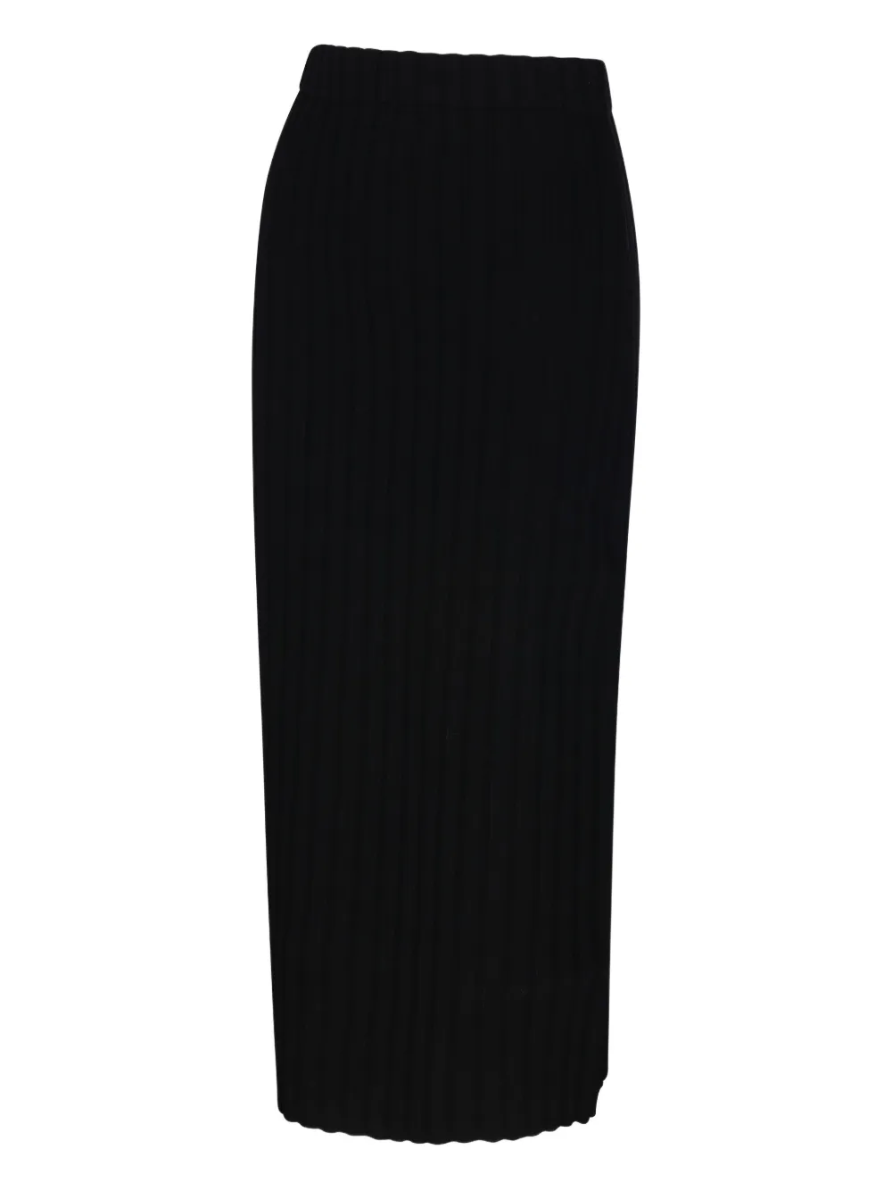 By Malene Birger ribbed maxi skirt Zwart