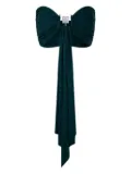 Christopher Esber Bezel Quartz draped top - Green