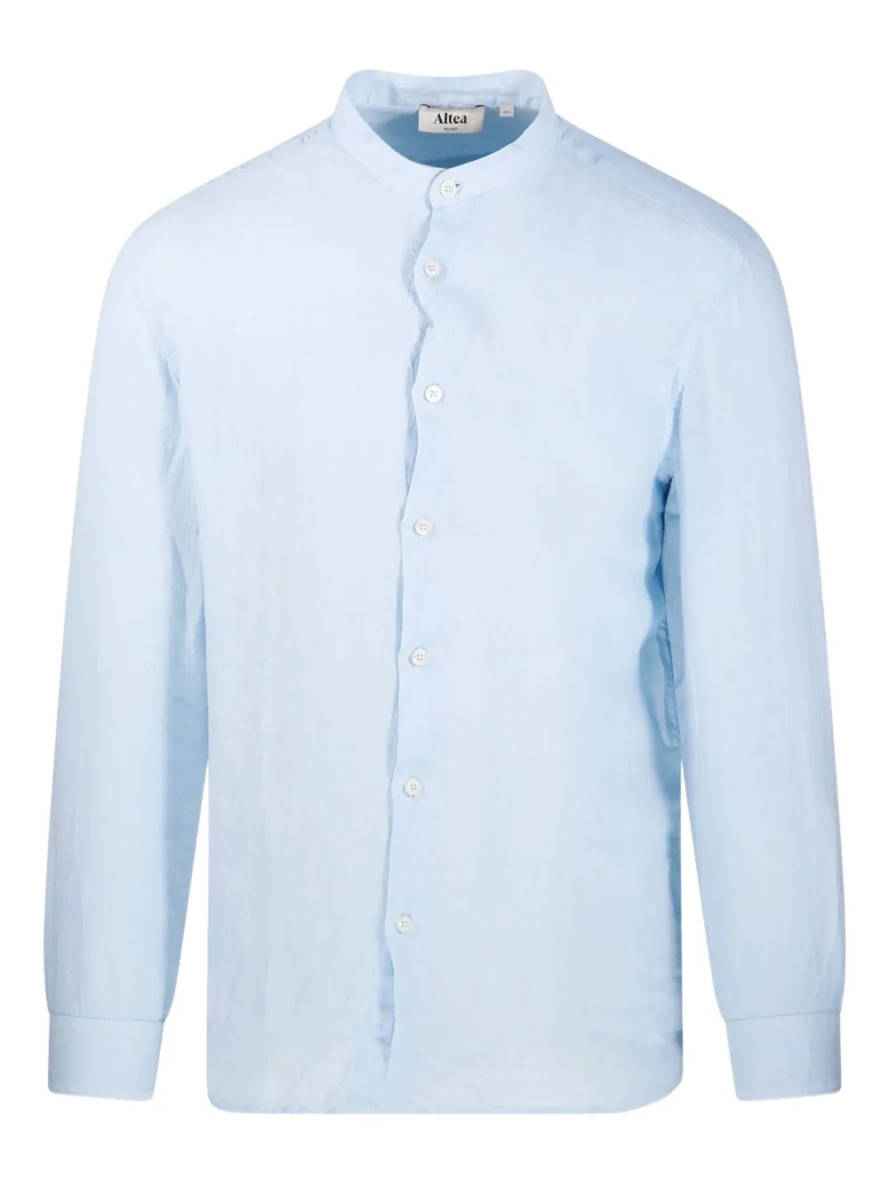 Altea band-collar long-sleeve shirt | Blue | Image 1