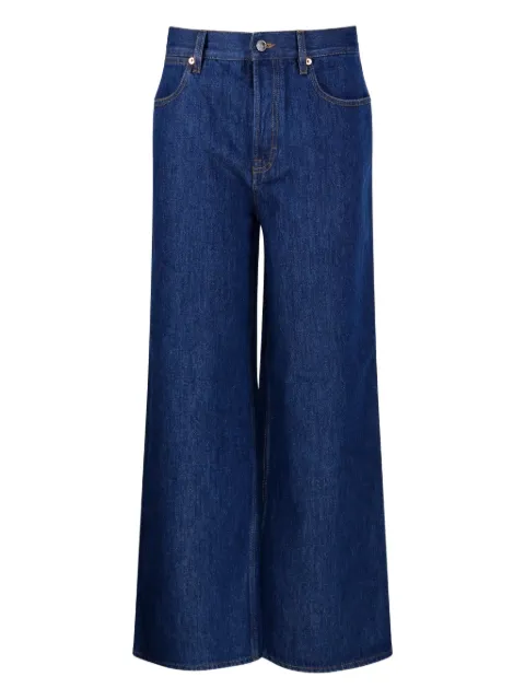 Gucci logo-patch jeans