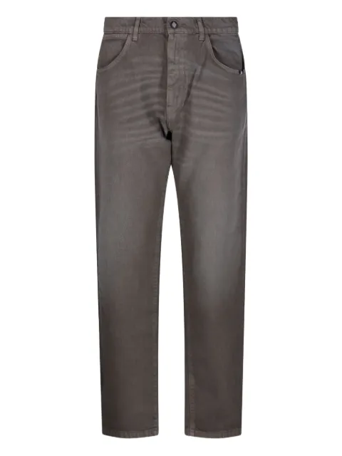 AMISH logo-patch jeans