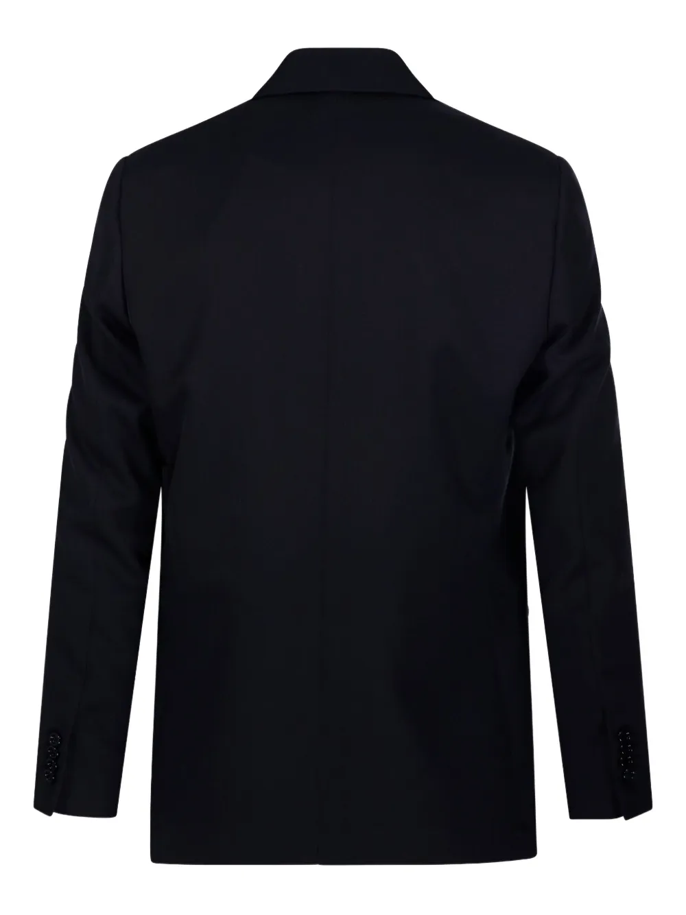 Lardini double-breasted flower-embellished blazer Blauw