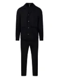 Santaniello long-sleeved suit - Black