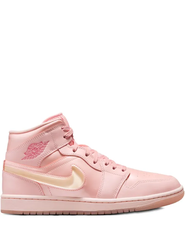[NIKE]★Women's Air Jordan 1 Brooklyn★Sail/Pink Size 8 - Air Jordan 1 Brooklyn High Sail Legend Pink W for