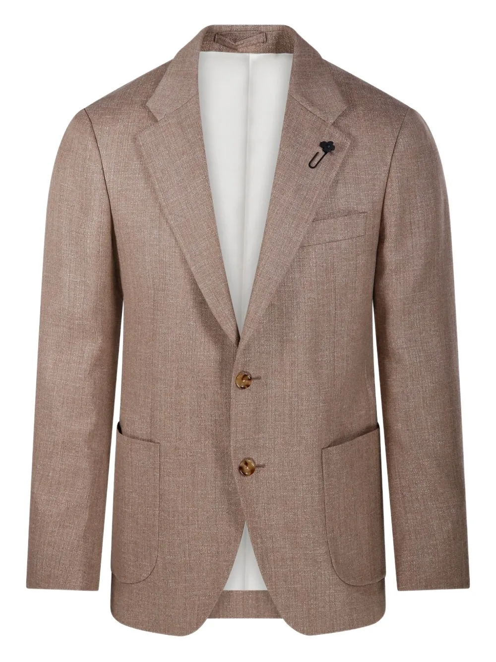 Lardini patch-pocket two-button blazer Bruin