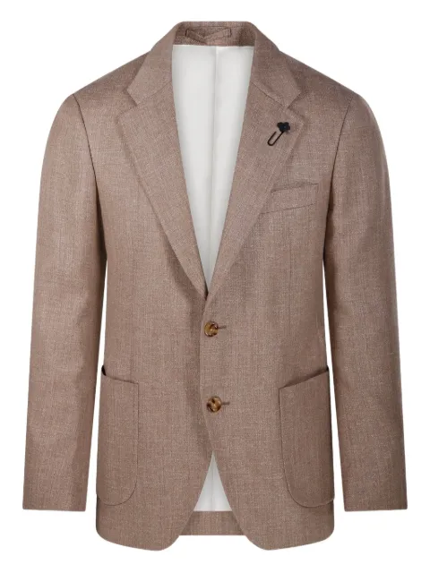 Lardini patch-pocket two-button blazer