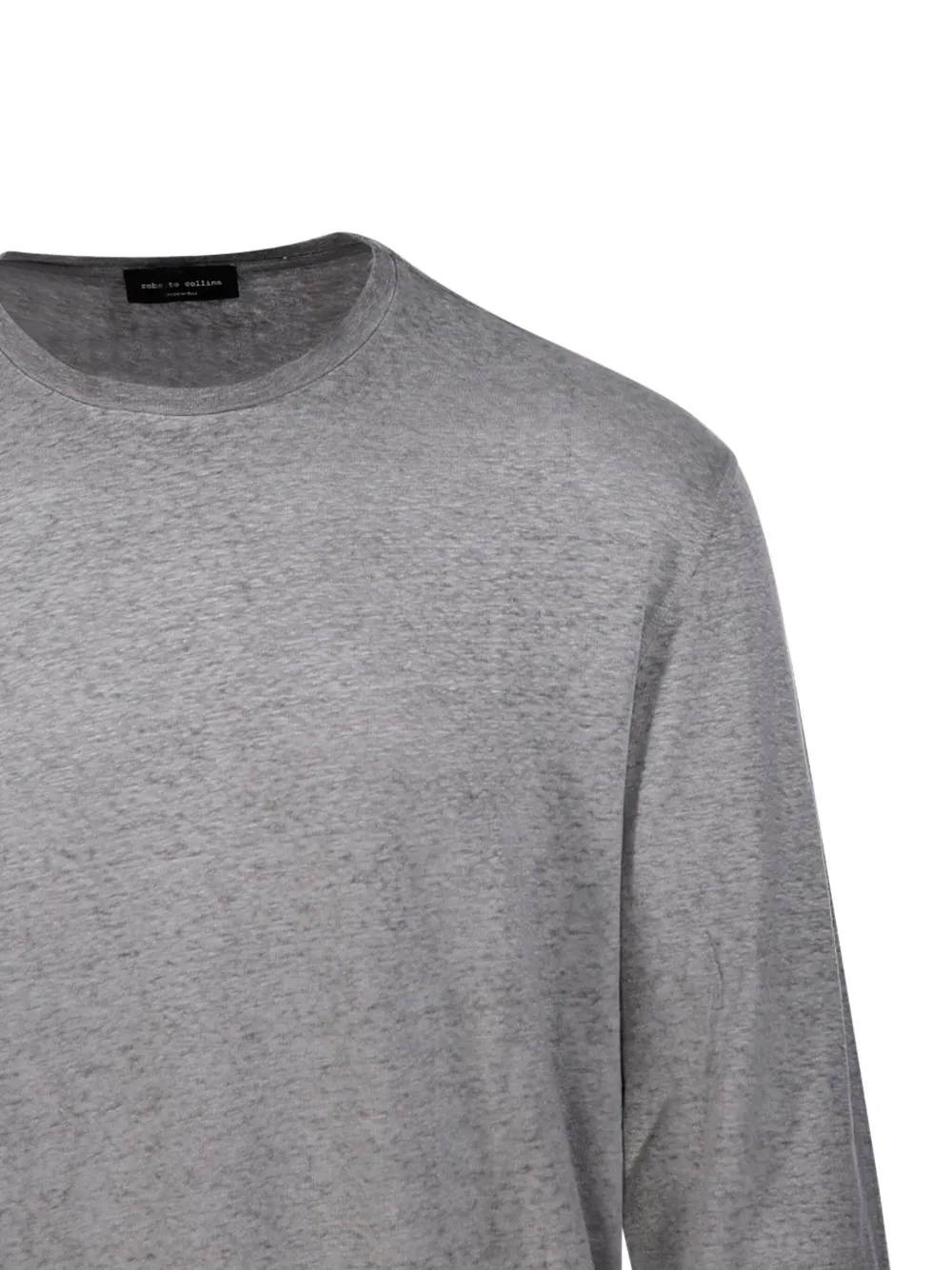 Roberto Collina T-shirt met lange mouwen Grijs
