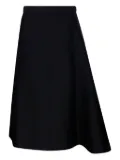 SANDBEIGE Birkin asymmetric midi skirt - Black