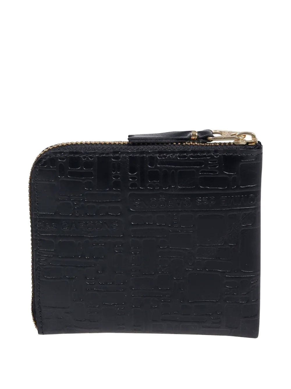 Comme Des Garçons Wallet portemonnee van leer Zwart