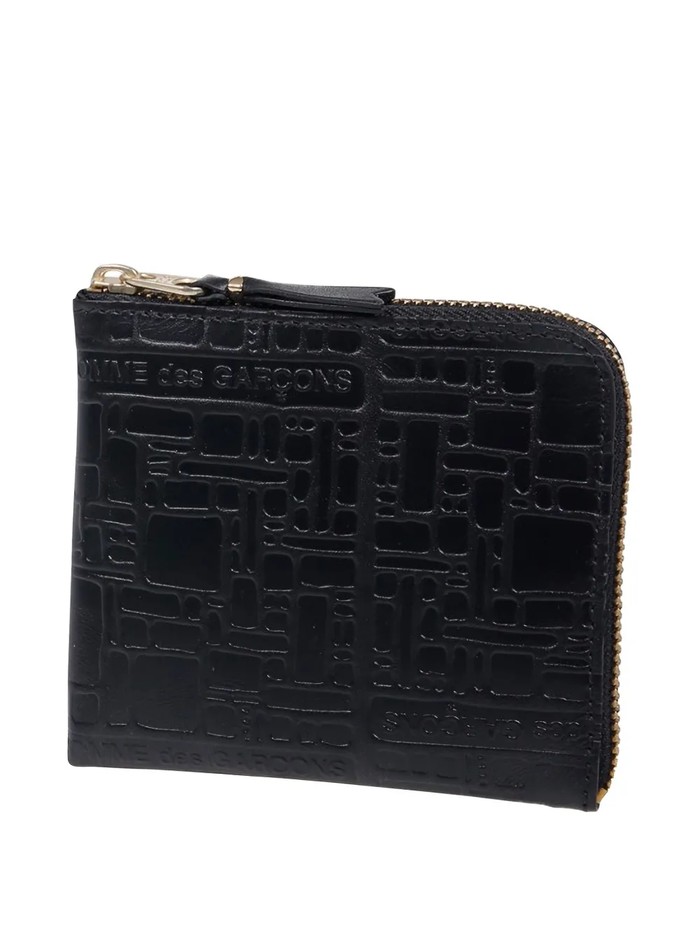 Comme Des Garçons Wallet portemonnee van leer Zwart