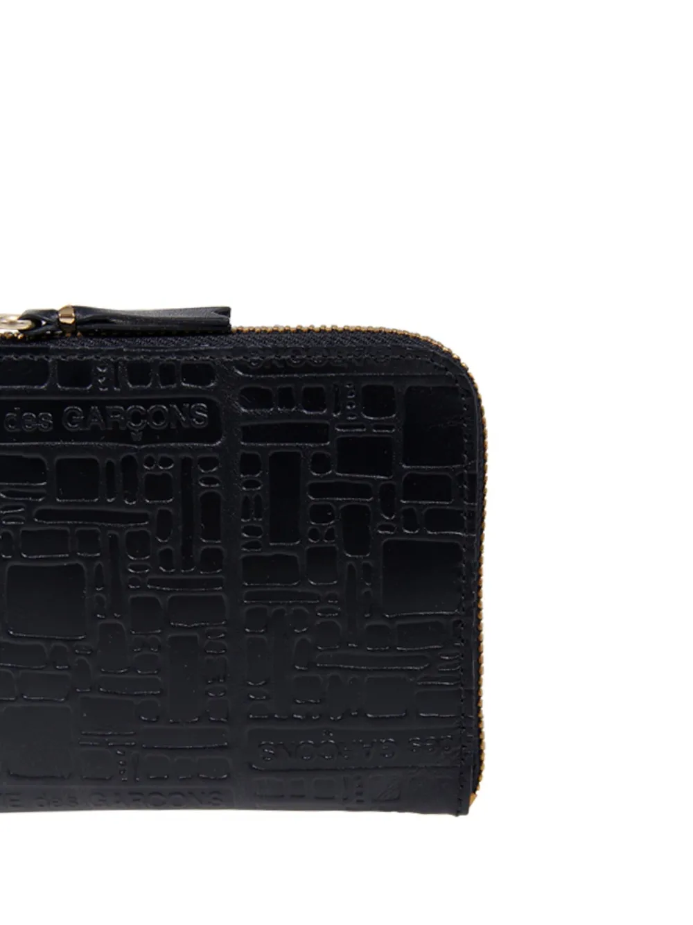 Comme Des Garçons Wallet portemonnee van leer Zwart