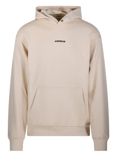 A Paper Kid logo-embroidered hoodie