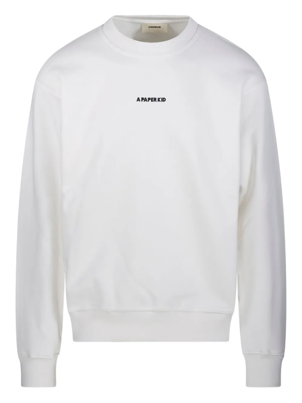 A Paper Kid logo-print sweatshirt | White | Image 1