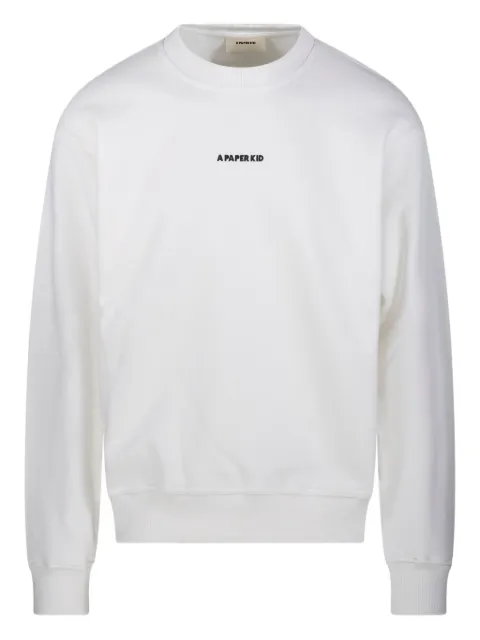 A Paper Kid logo-print sweatshirt