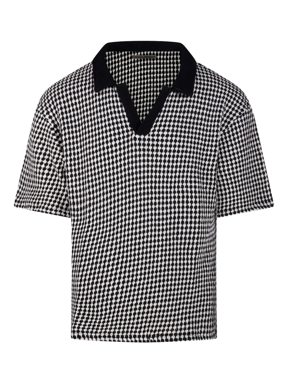 Officine Generale Katoenen poloshirt Zwart