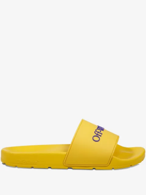 Off-White logo-embellished slides