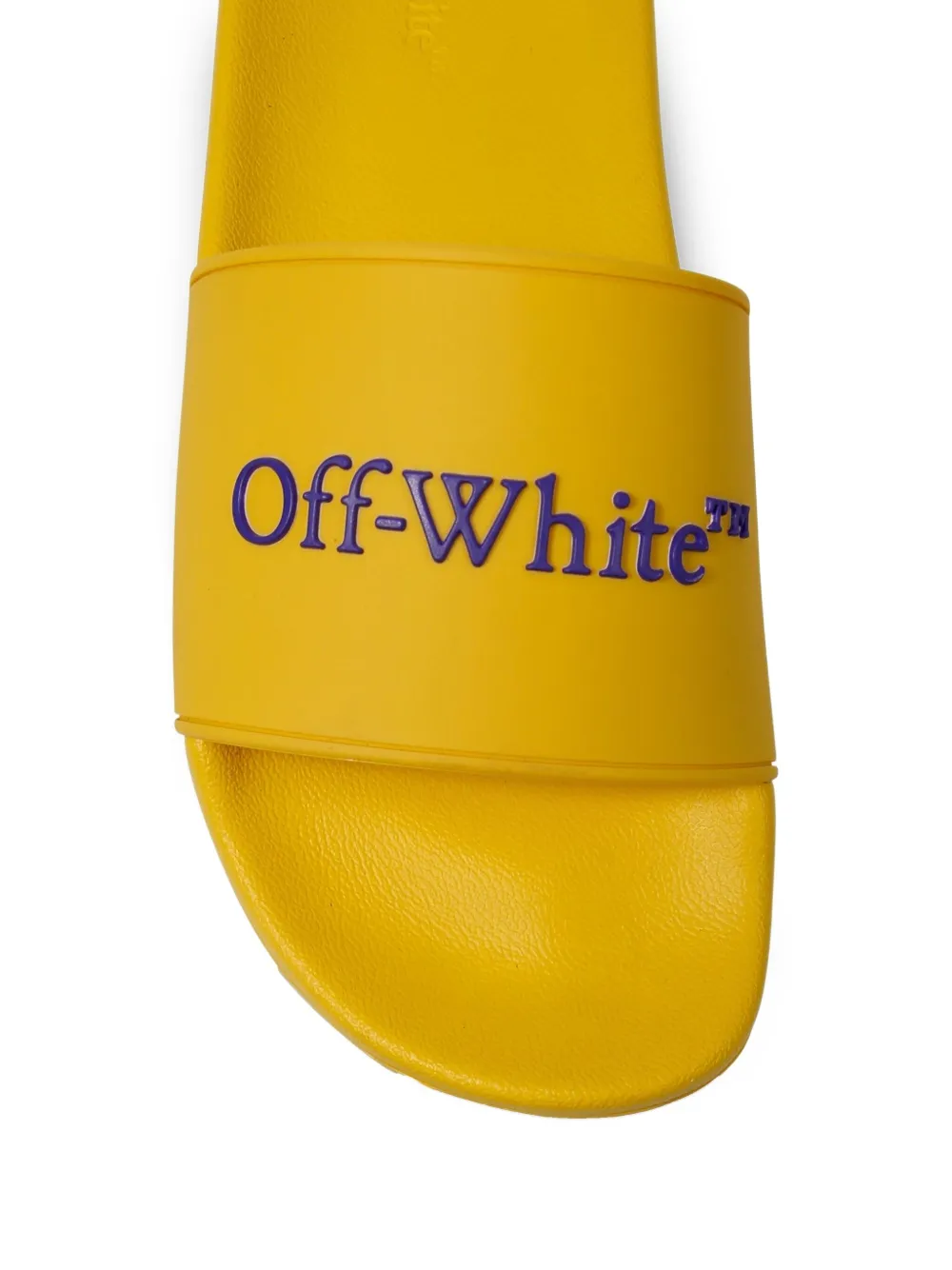 Off-White logo-embellished slides Yellow