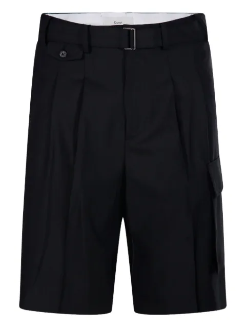 DUNST belted cargo shorts