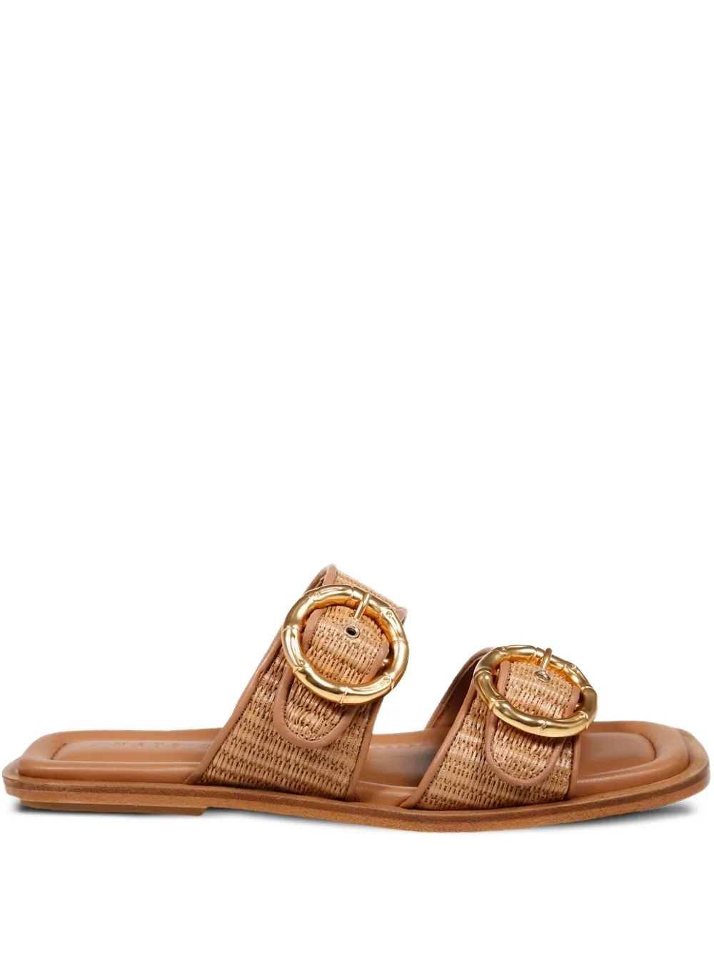 Amato daniele double-buckle sandals Brown