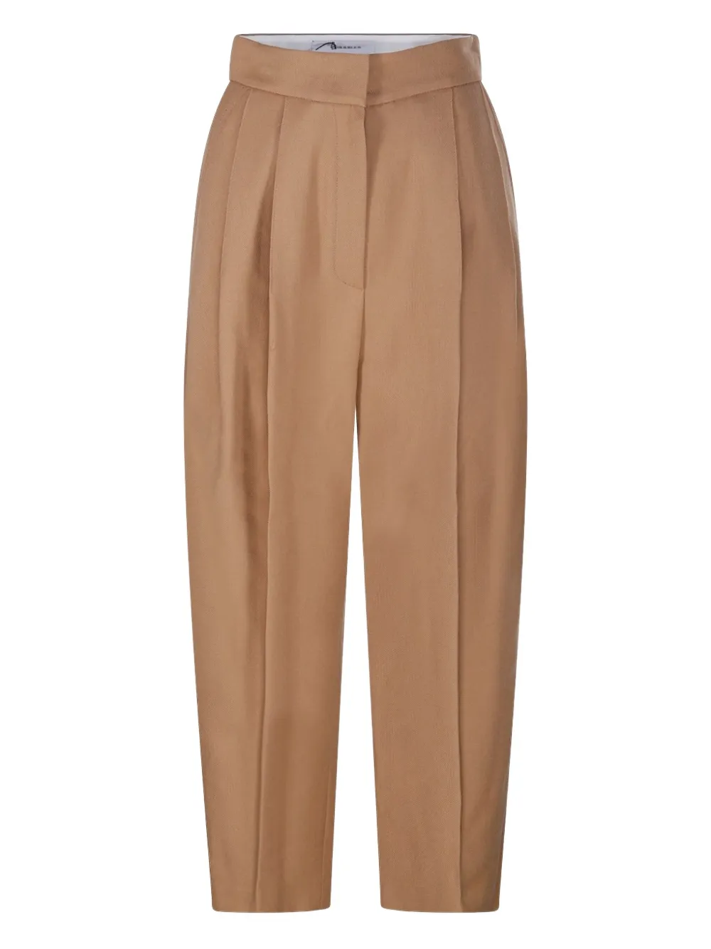 SANDBEIGE pleated high-waisted trousers | Neutrals | Image 1