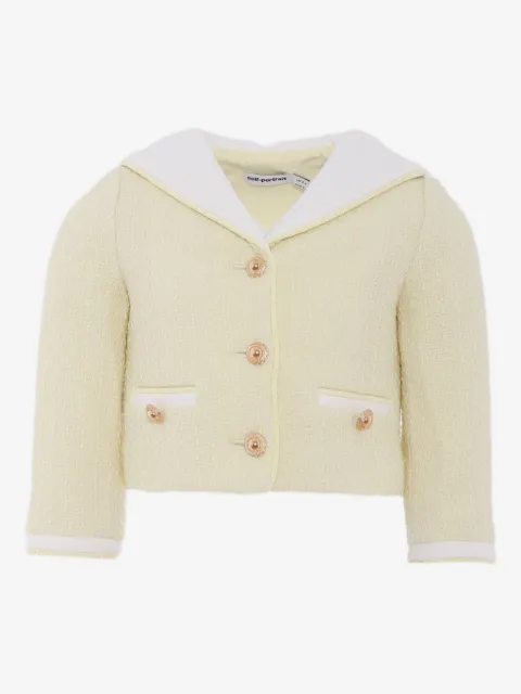 Self-Portrait Kids Jacke aus Bouclé