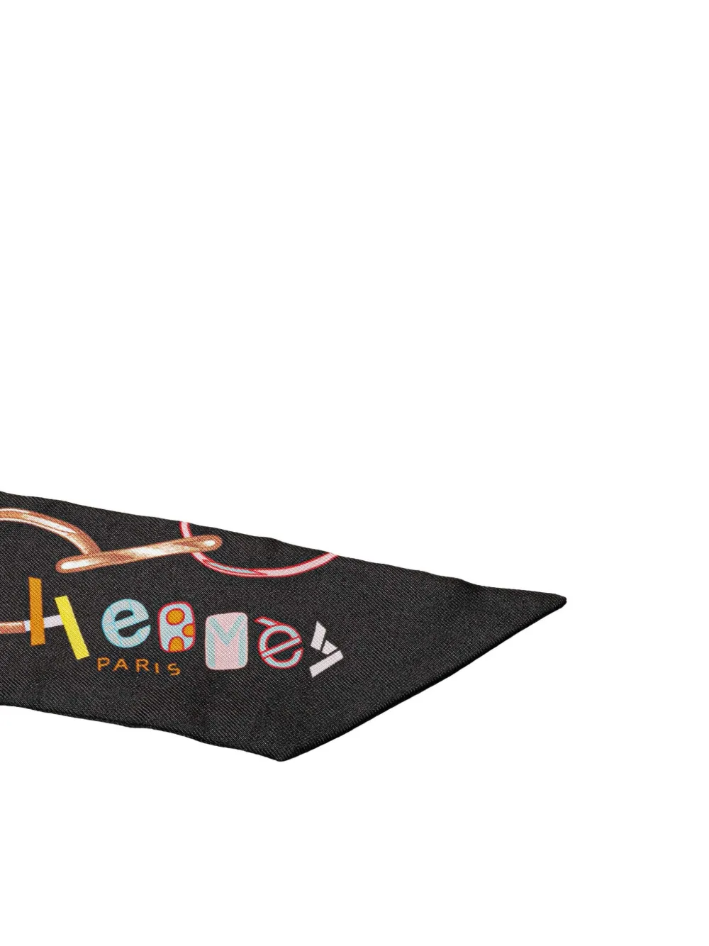 Hermès Pre-Owned 2000-2015 Do Re Boucles Silk Twilly Scarf scarves | Image 2