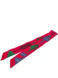 Hermès Pre-Owned 2000-2015 Merveilleuses Lanternes Twilly Silk Scarf scarves - Red