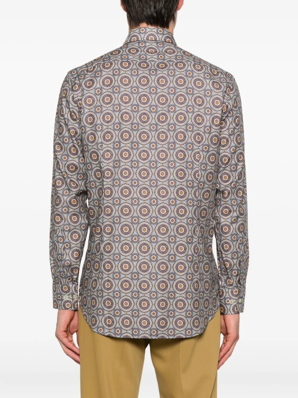ETRO Overhemd met patroon Blauw