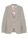 ETRO houndstooth-pattern jacket - Neutrals