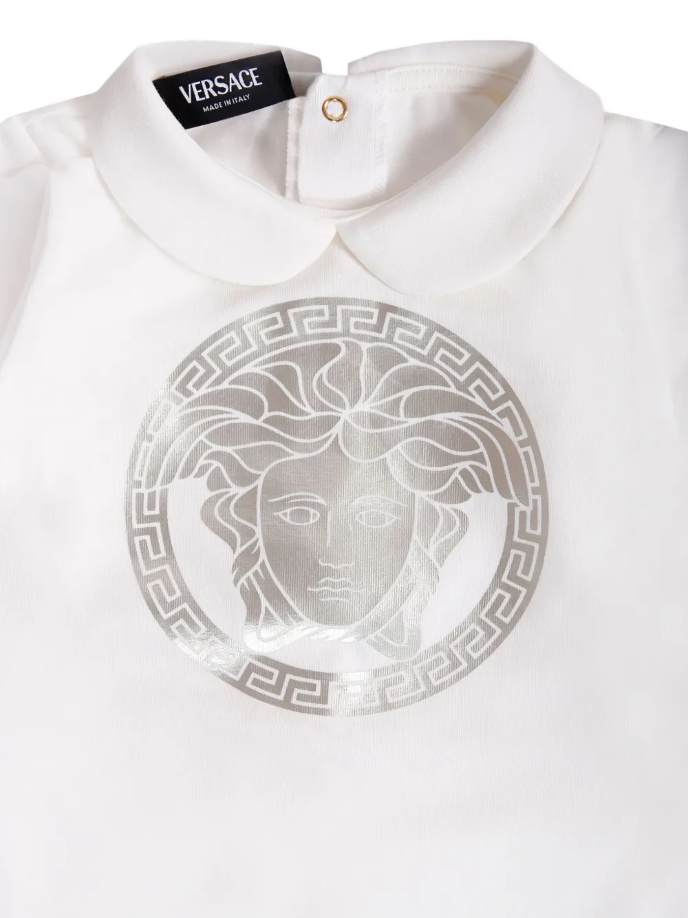 Versace Kids Pyjama met Medusa-logo Wit