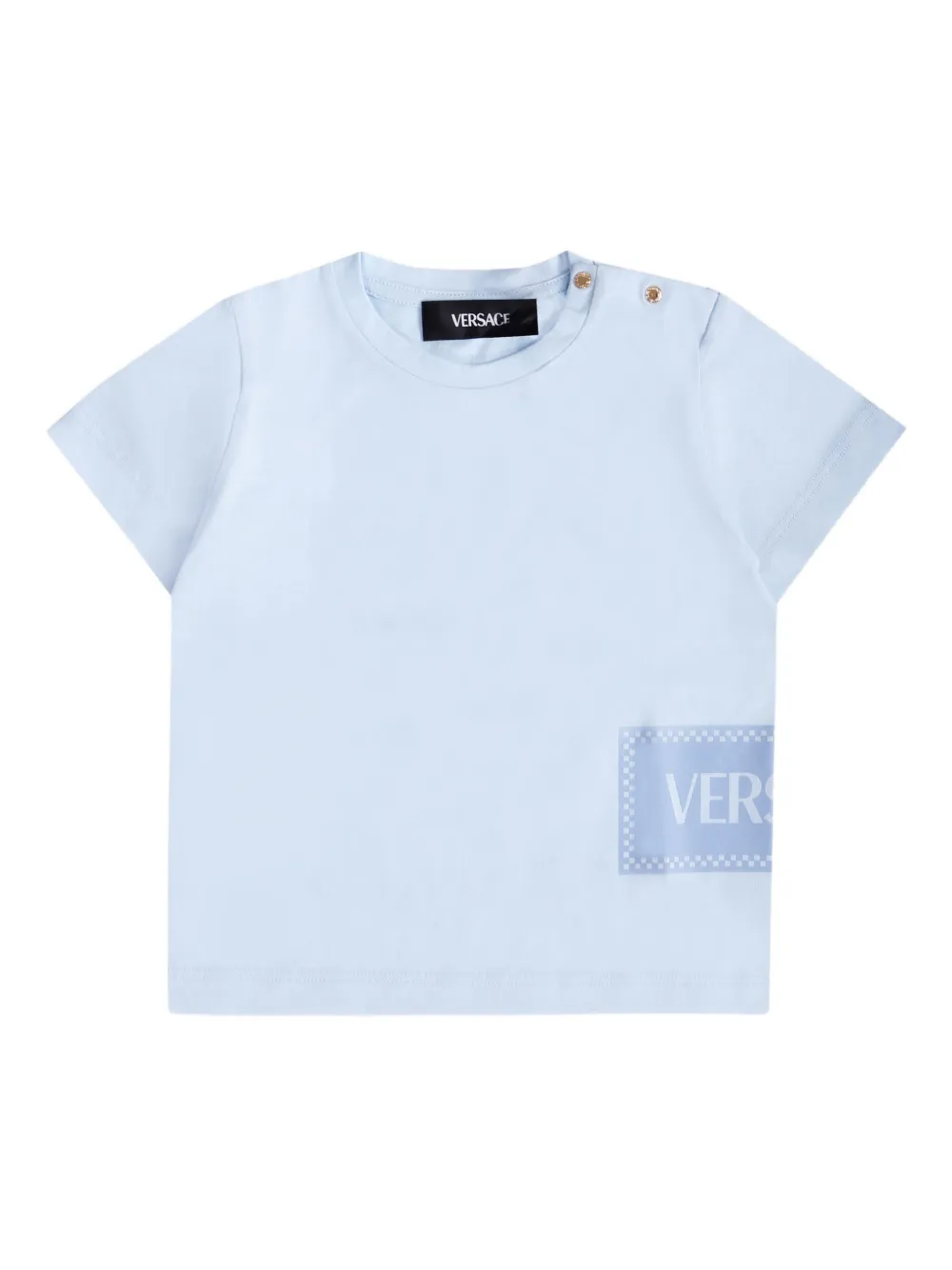 Versace Kids logo-print T-shirt | Blue | Image 1