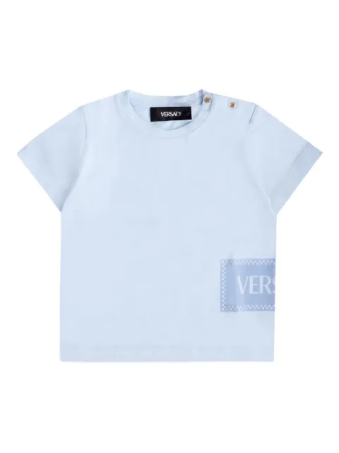 Versace Kids تيشيرت بطبعة شعار الماركة