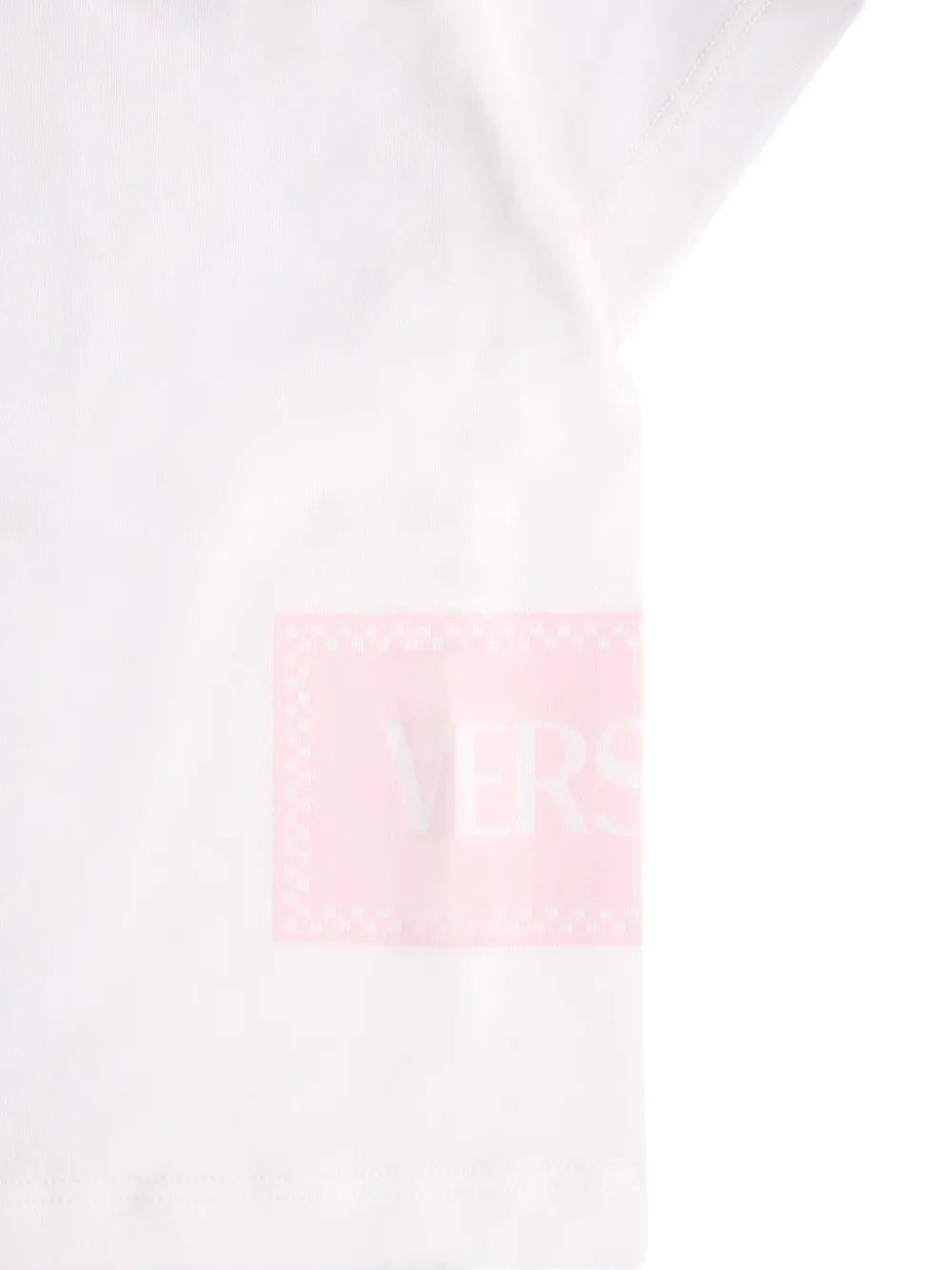 Versace Kids T-shirt met logo Wit